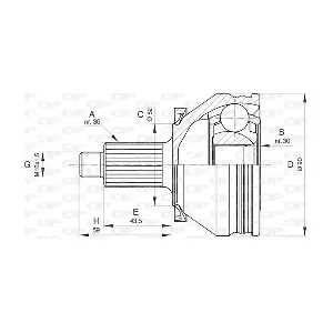 CVJ5831.10 OPEN PARTS