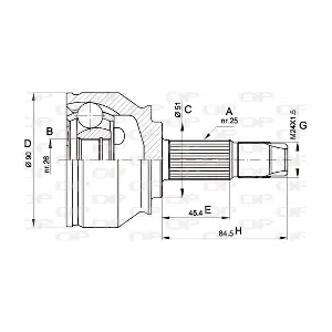 OPEN PARTS CVJ537410