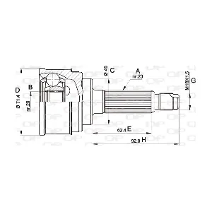 CVJ5349.10 OPEN PARTS