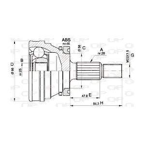 OPEN PARTS CVJ5169.10