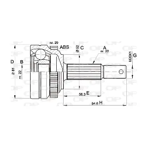 OPEN PARTS CVJ5116.10