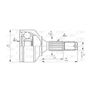 CVJ5668.10 OPEN PARTS