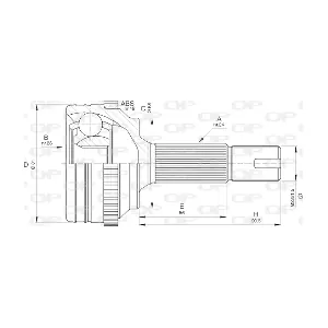 CVJ5533.10 OPEN PARTS