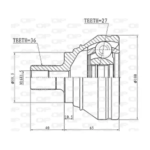 OPEN PARTS CVJ5699.10