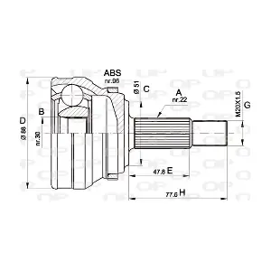 OPEN PARTS CVJ5109.10