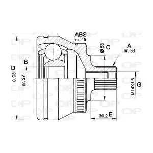 OPEN PARTS CVJ5368.10