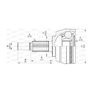OPEN PARTS CVJ5801.10