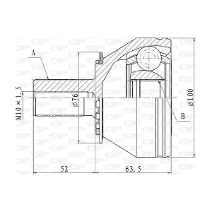 CVJ5840.10 OPEN PARTS