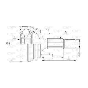 OPEN PARTS CVJ5005.10