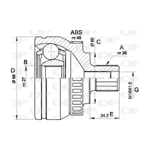 OPEN PARTS CVJ537610