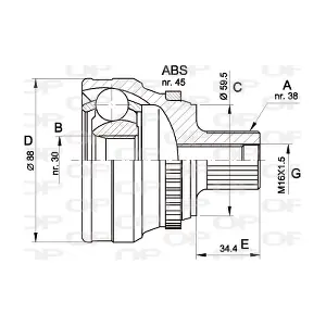 CVJ5139.10 OPEN PARTS