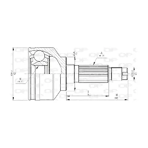 CVJ571410 OPEN PARTS