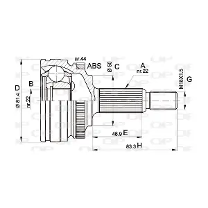 OPEN PARTS CVJ5266.10