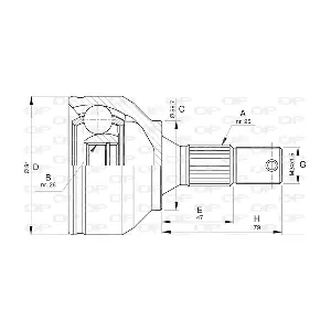 CVJ5775.10 OPEN PARTS