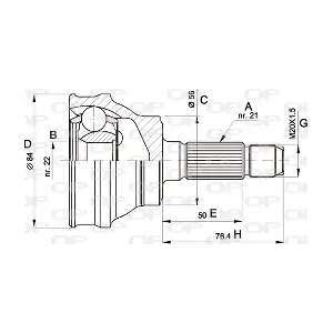 CVJ5060.10 OPEN PARTS
