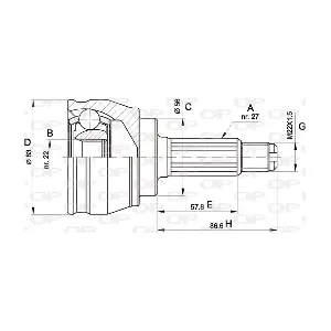 CVJ5241.10 OPEN PARTS