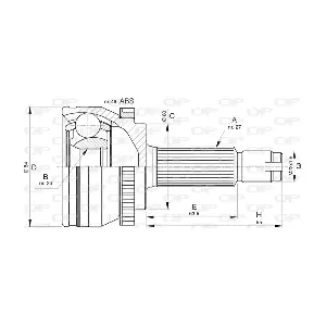 CVJ5777.10 OPEN PARTS