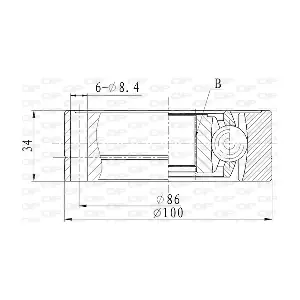 OPEN PARTS CVJ5861.20