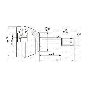OPEN PARTS CVJ523110