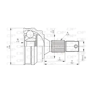 CVJ5253.10 OPEN PARTS