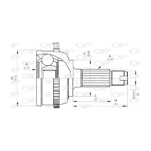 CVJ5278.10 OPEN PARTS