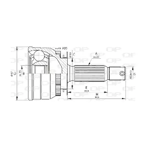 CVJ5691.10 OPEN PARTS