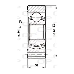 CVJ5416.20 OPEN PARTS