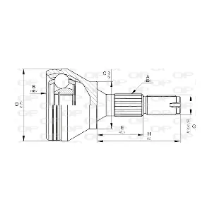 CVJ5677.10 OPEN PARTS