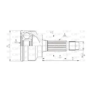 CVJ525510 OPEN PARTS