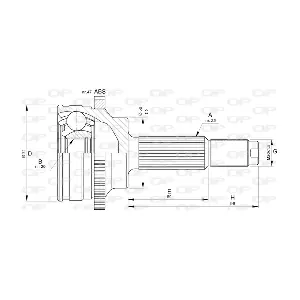 CVJ5772.10 OPEN PARTS
