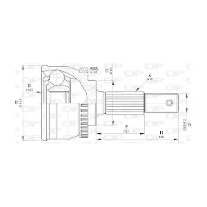 CVJ5614.10 OPEN PARTS
