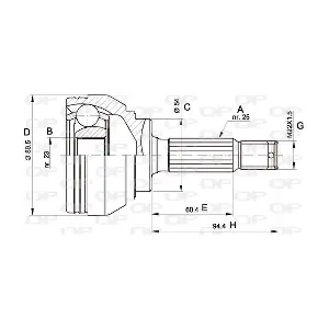 OPEN PARTS CVJ5391.10