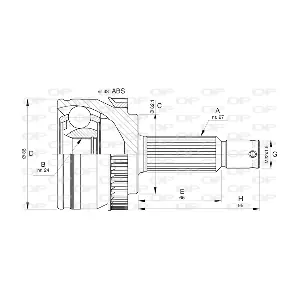 CVJ5791.10 OPEN PARTS