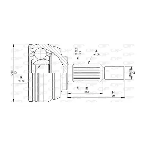 CVJ5749.10 OPEN PARTS