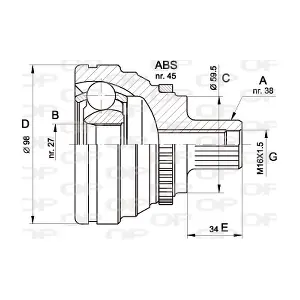 OPEN PARTS CVJ517410