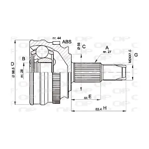 CVJ515210 OPEN PARTS