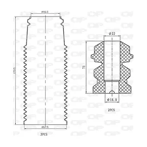 OPEN PARTS DCK5028.04