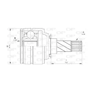 OPEN PARTS CVJ5424.20