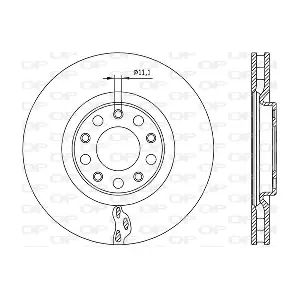 OPEN PARTS BDR2561.20