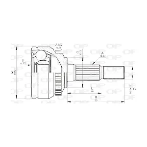 CVJ5263.10 OPEN PARTS