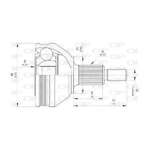 CVJ5609.10 OPEN PARTS