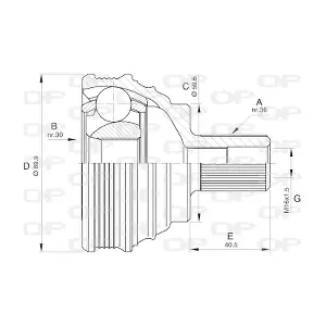 OPEN PARTS CVJ5535.10