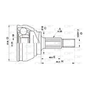 OPEN PARTS CVJ5576.10