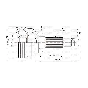OPEN PARTS CVJ5554.10