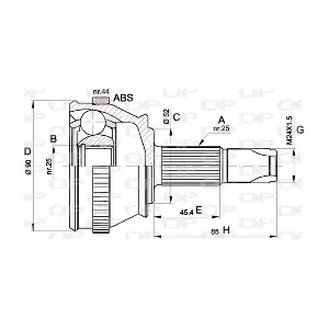 CVJ521210 OPEN PARTS