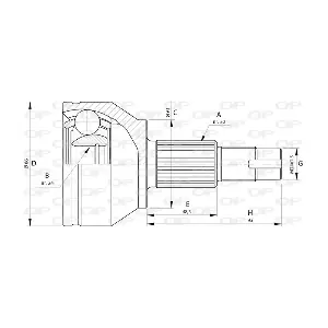 CVJ5720.10 OPEN PARTS