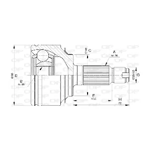 CVJ5774.10 OPEN PARTS