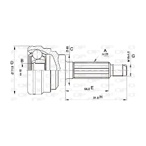 CVJ5490.10 OPEN PARTS