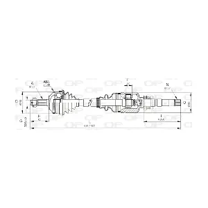 OPEN PARTS DRS605300