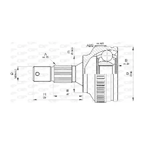 CVJ5830.10 OPEN PARTS